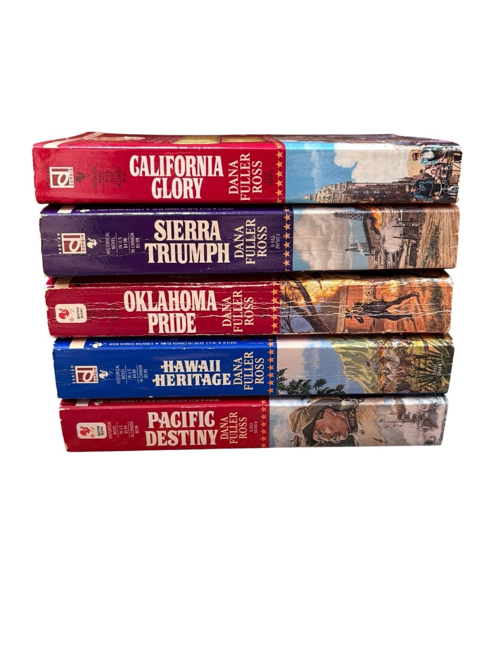 Lot of 5 Books Dana Fuller Ross Holts California Sierra Oklahoma Hawaii Pacific
